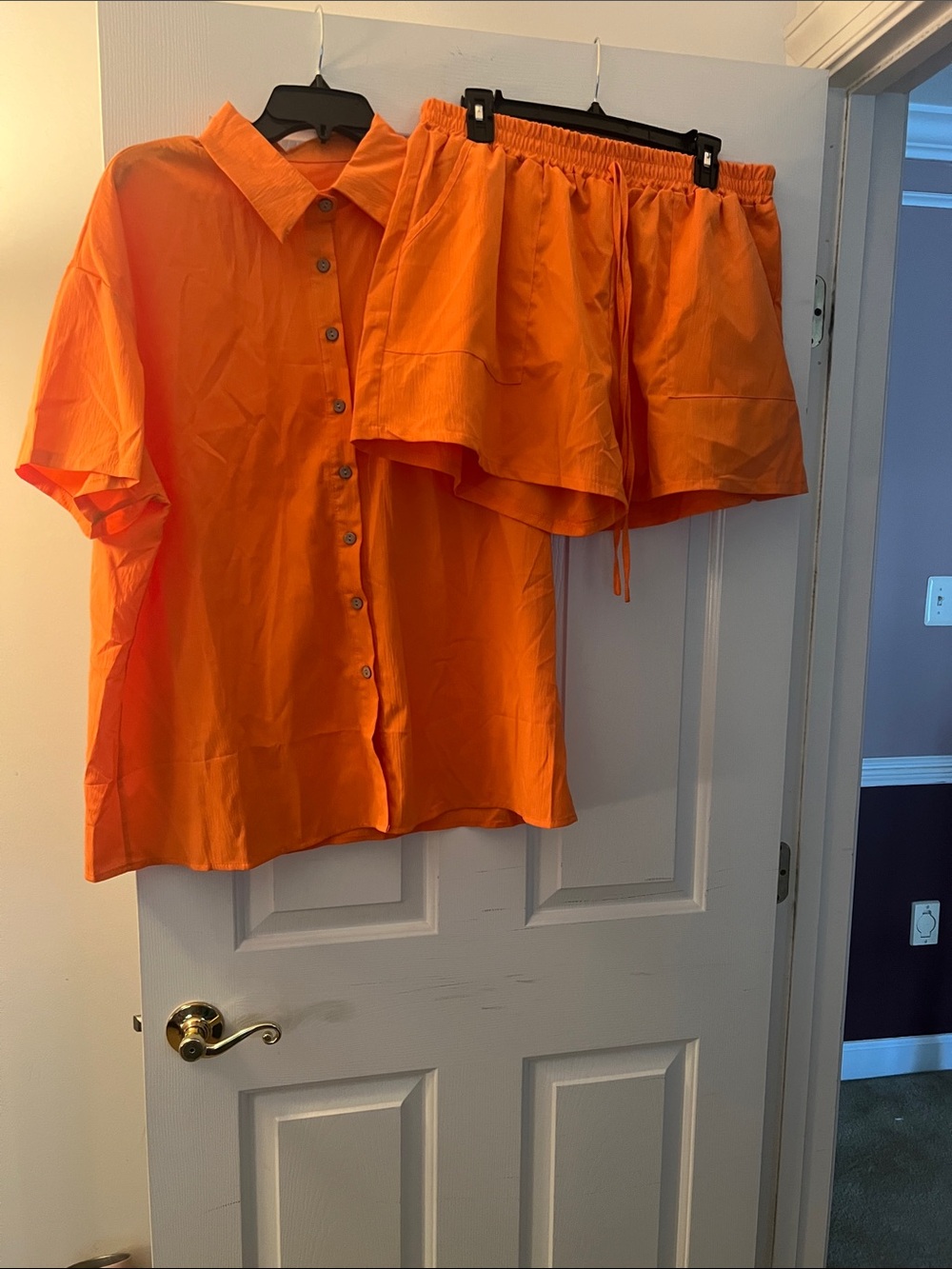 Women's short and shirt set